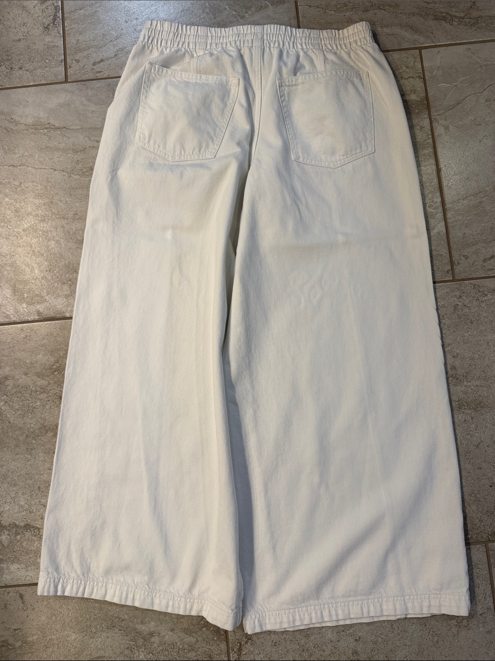 Universal Thread White Wide-Leg Drawstring Pants - Picture 5 of 6
